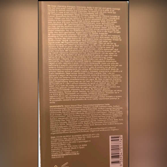 NEW KEVIN.MURPHY Maxi Wash Detox Shampoo - SEALED 8.4 oz - Picture 3 of 7